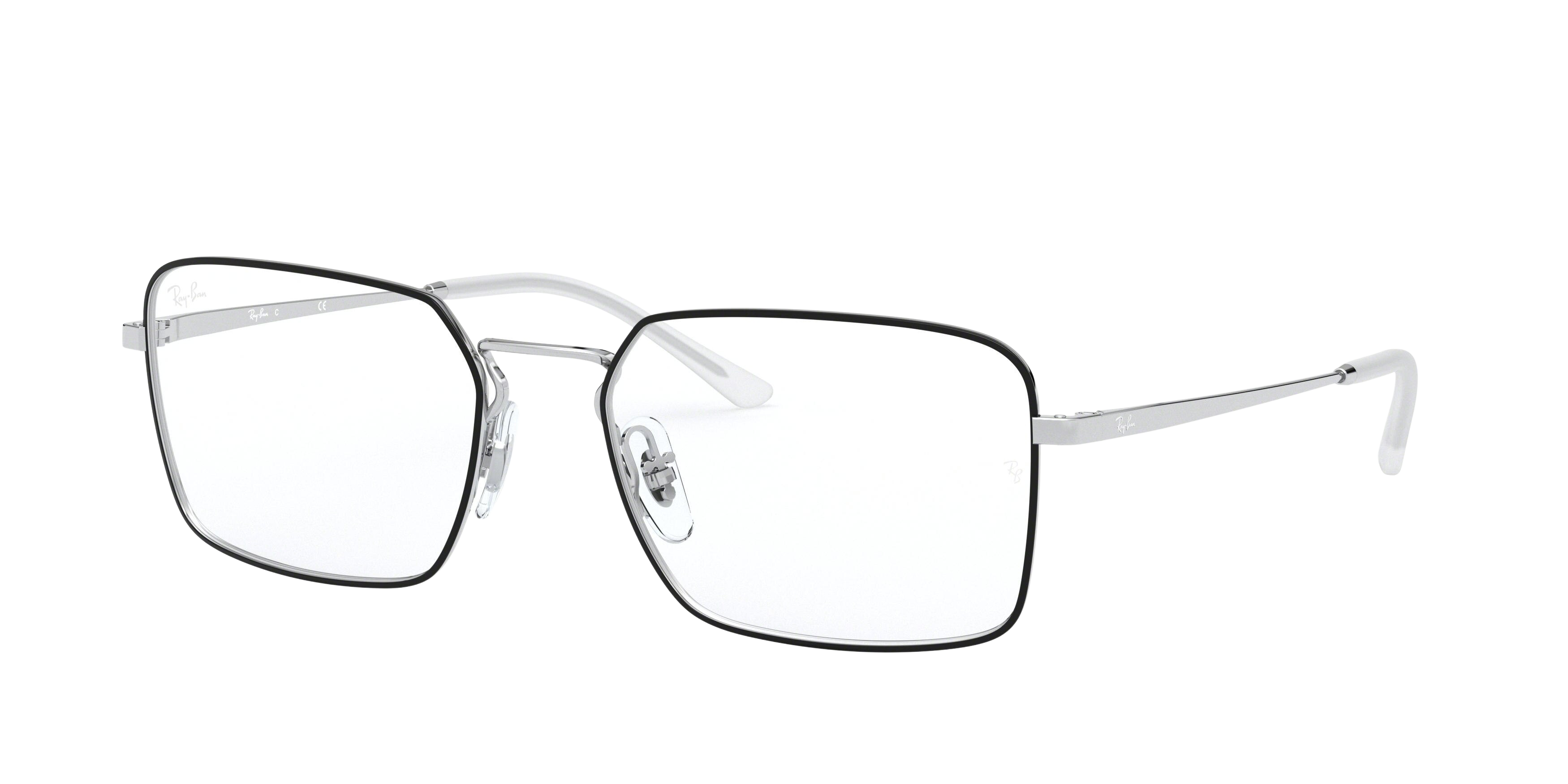TOP BLACK ON SILVER