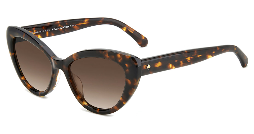 Kate Spade MARLAH/S cateye sunglasses in Havana/Brown Shaded
