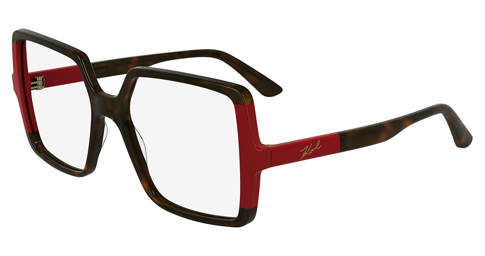 DARK TORTOISE/RED