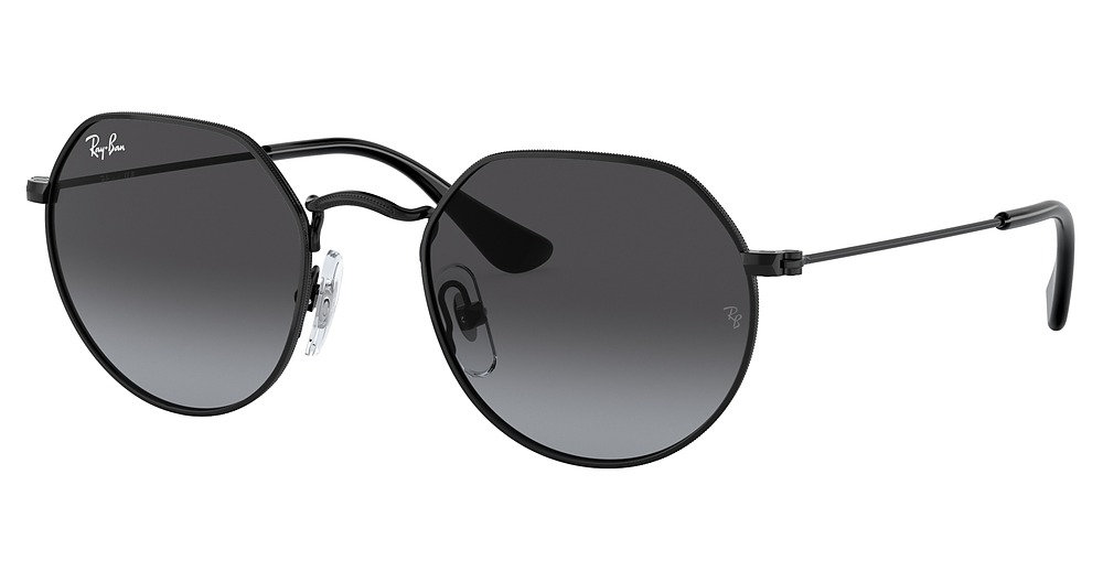 Ray-Ban RJ9565S JUNIOR JACK round sunglasses in Black/Grey Gradient