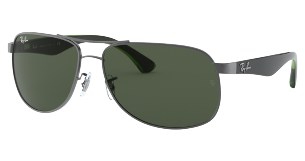 MATTE GUNMETAL / DARK GREEN