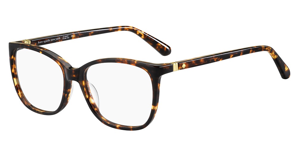 Kate Spade Karlyn rectangle eyeglasses in Havana