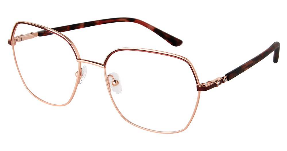 SHINY DULL RED - ROSE GOLD
