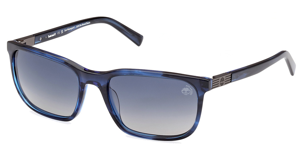 shiny blue / smoke polarized