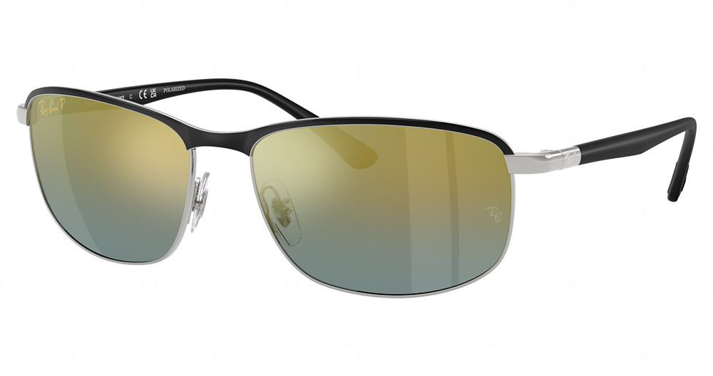 BLACK ON SILVER / GRADIENT GOLD