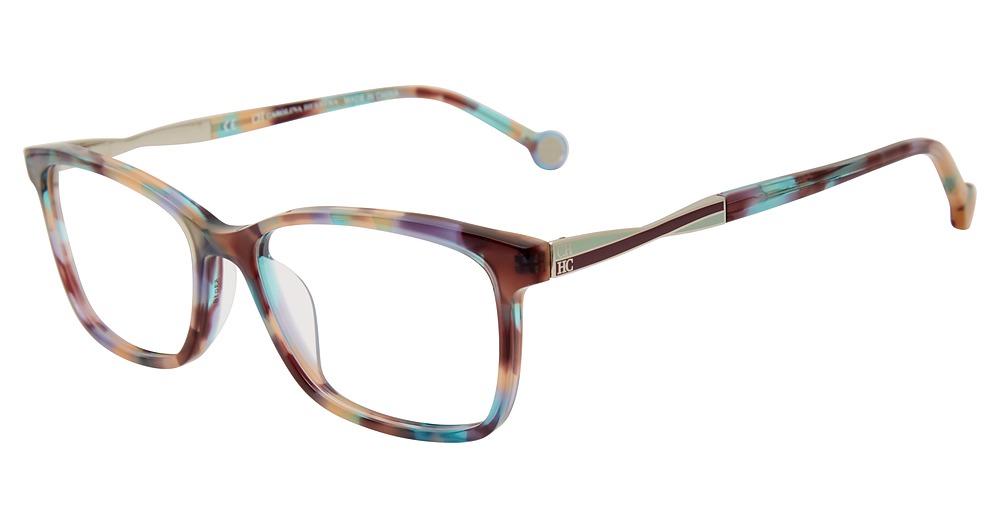 Carolina Herrera VHE781K rectangle eyeglasses in Multicolor 05 Ah