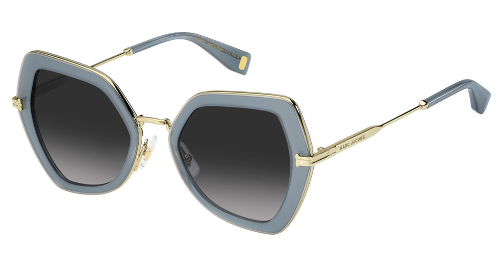 Marc Jacobs MJ 1078/S irregular sunglasses in Blue/Dark Grey Shaded
