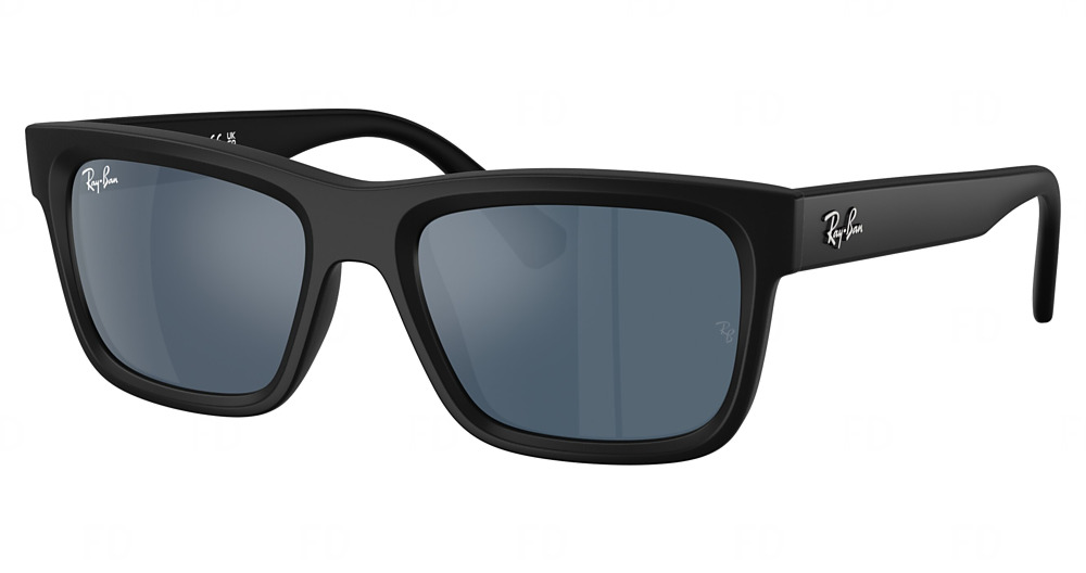 MATTE BLACK / DARK BLUE MIRROR BLUE