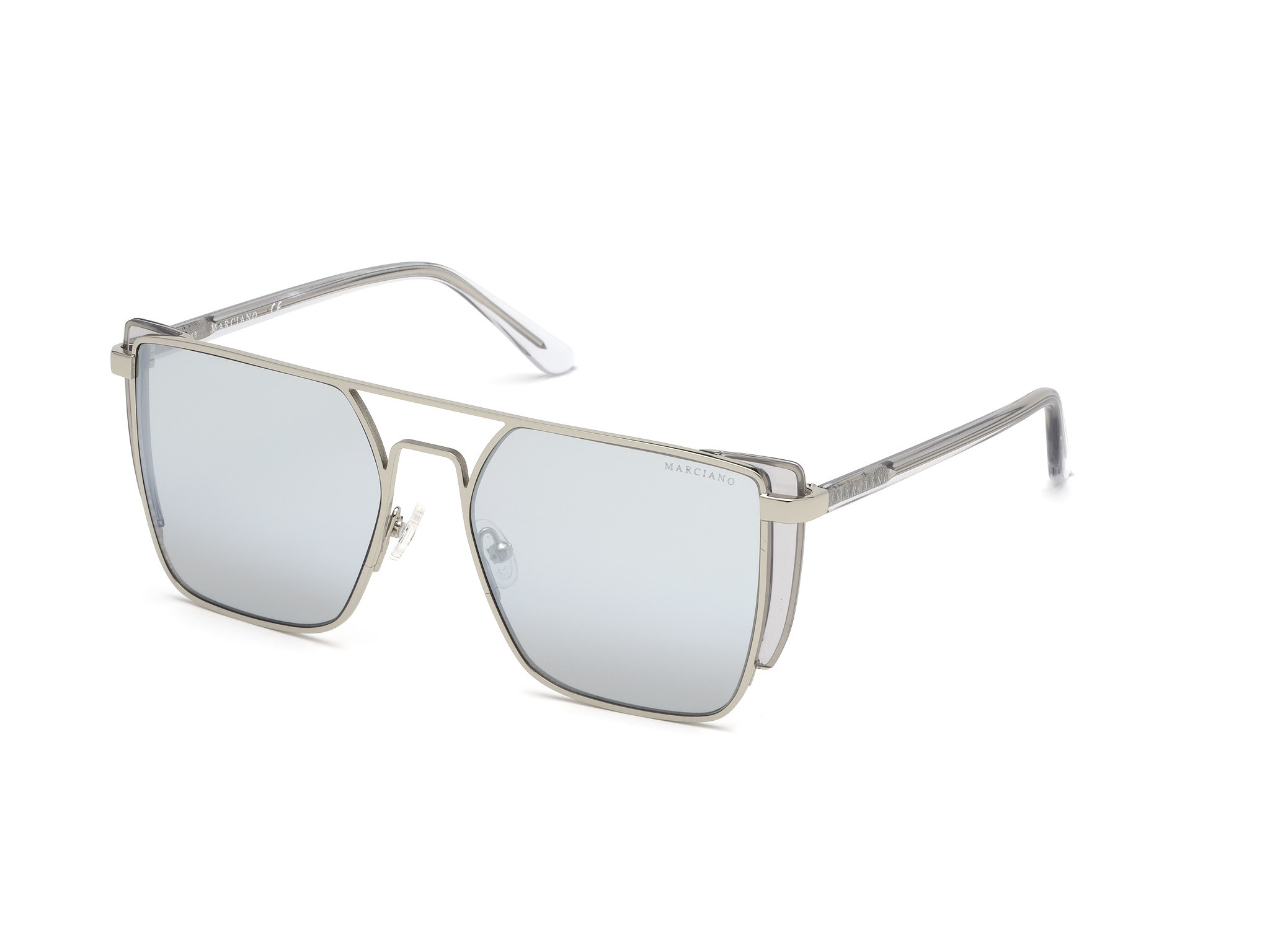 Shiny Light Nickeltin / Gradient Smoke Lenses