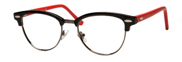 Black/Gunmetal/Red