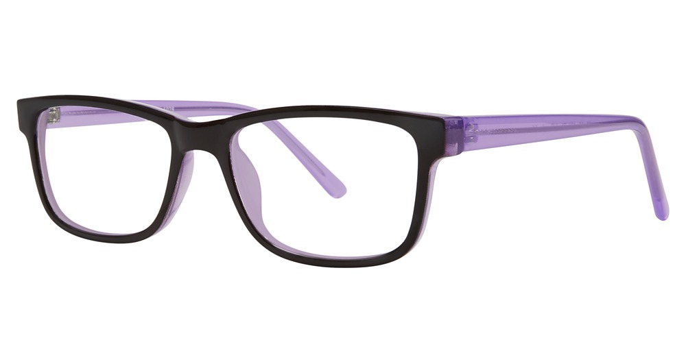 Black/Purple With Purple Temples