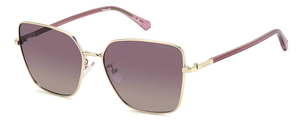 GOLD / BURGUNDY SHADED POLARIZED