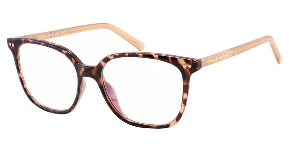 Kate Spade ROSALIE rectangle eyeglasses in Havana
