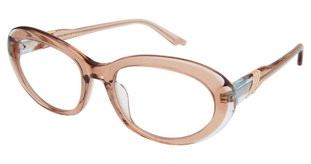 BROWN-LIGHT BLUE - GOLD