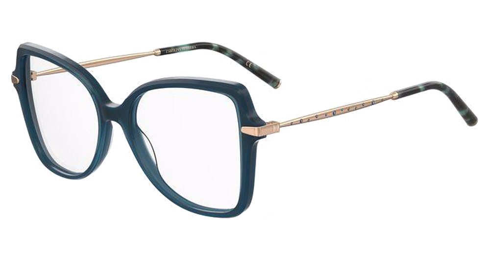 Carolina Herrera HER 0194 cateye eyeglasses in Green Havana Gd