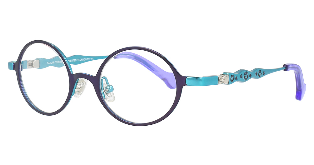 Satin Purple & Turquoise
