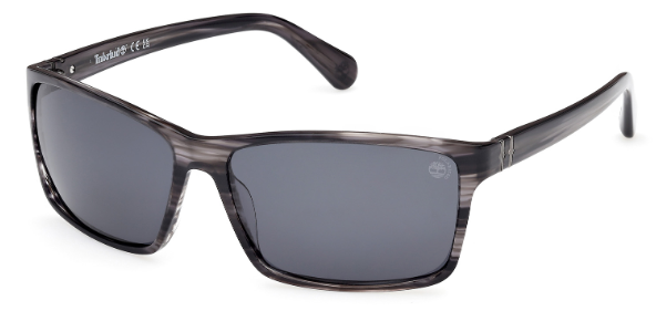 shiny black / green polarized