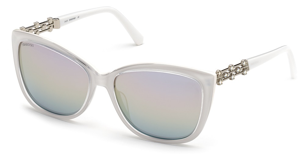 white / gradient or mirror violet