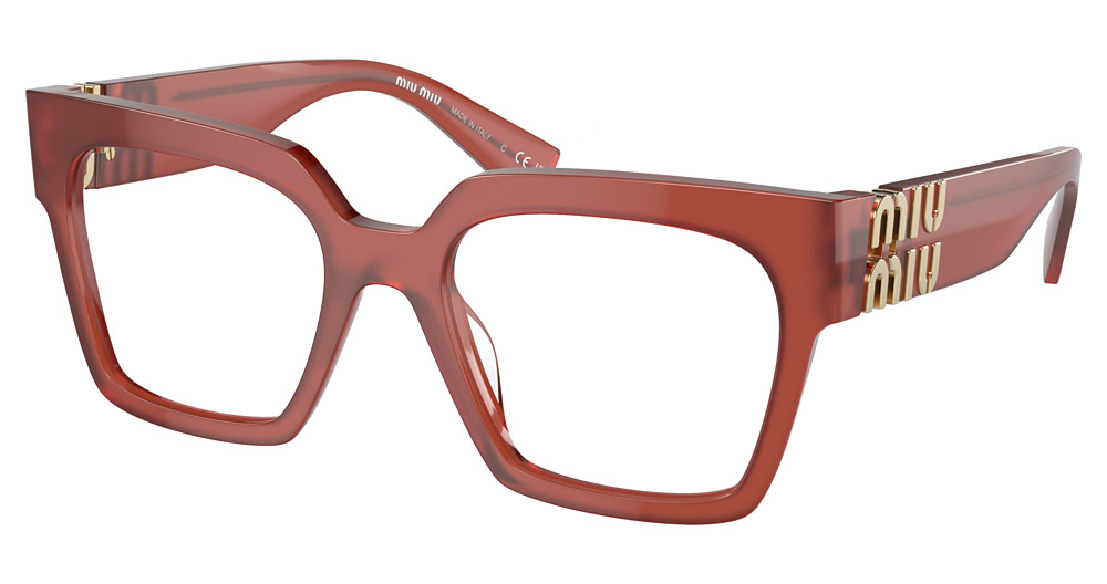 Miu Miu MU 04UV cateye eyeglasses in Opal Cognac