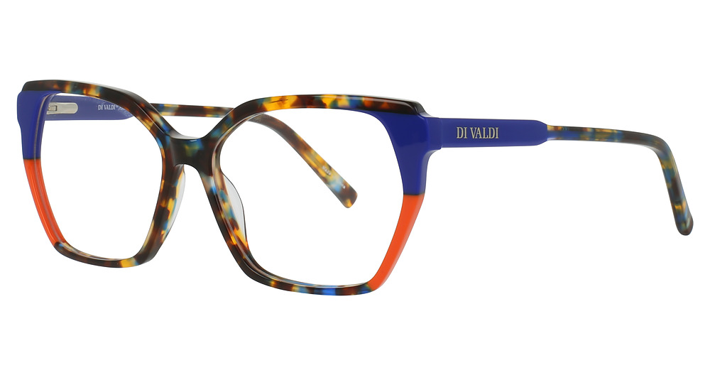 DEMI BROWN-BLUE & ORANGE