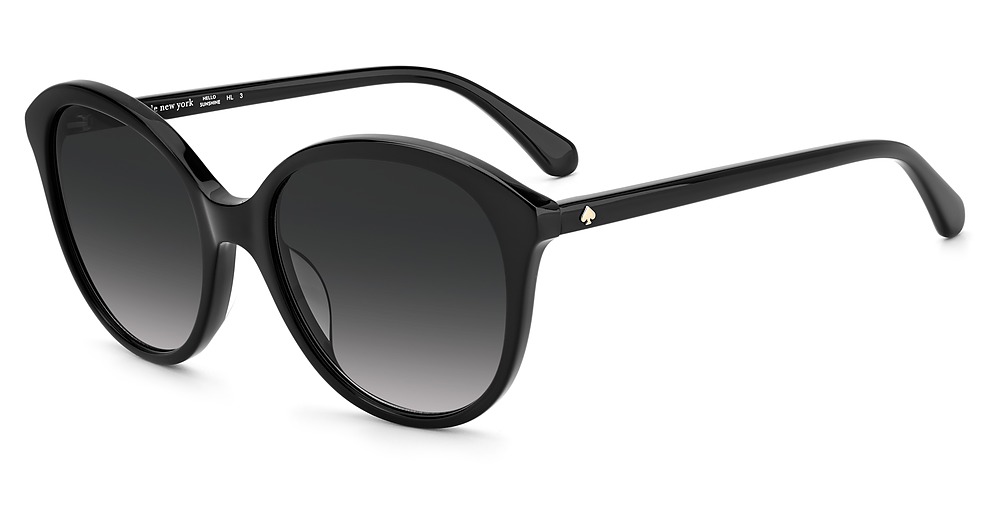 Kate Spade BRIA/G/S cateye sunglasses in Black/Dark Grey Shaded