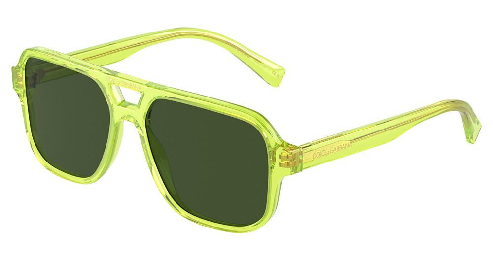 TRANSPARENT LIME / DARK GREEN