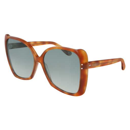 Gucci GG0471S rectangle sunglasses in Havana