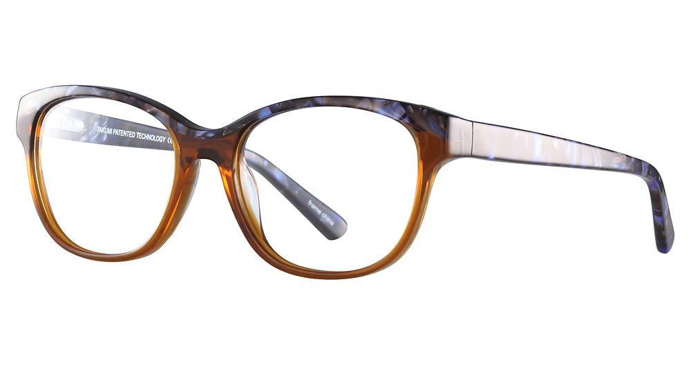 Crystal Orange & Marbled Pearl Blue