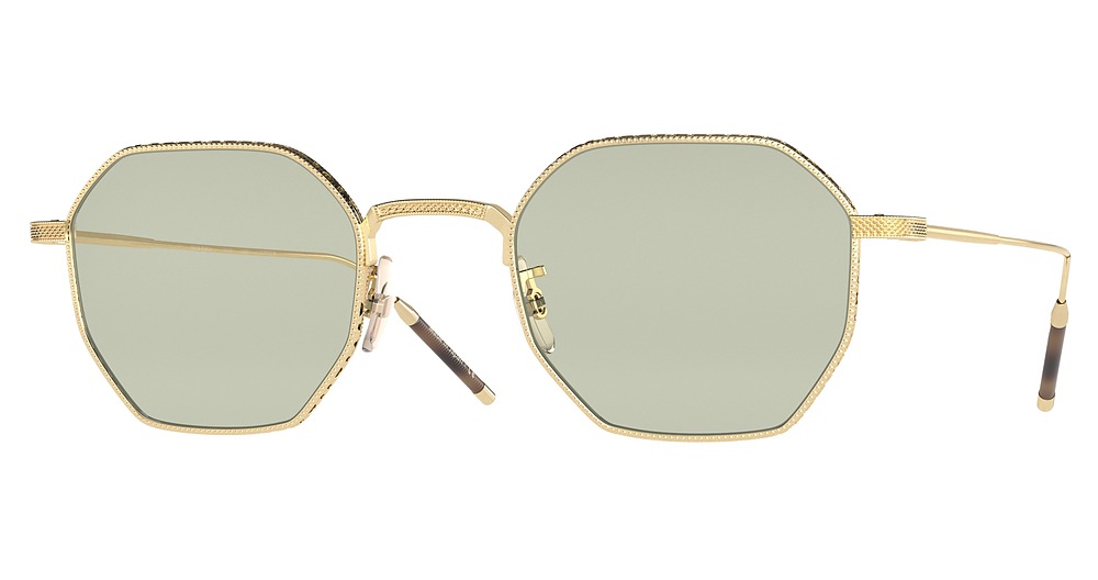 BRUSHED GOLD / DEMO LENS GREEN WASH