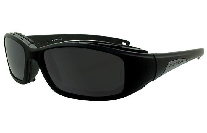 Matte Black / Polarized True Color Grey Reflection Silver