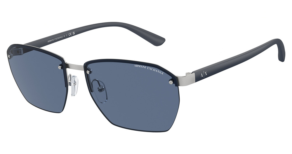 MATTE SILVER / DARK BLUE
