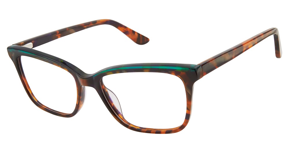 brown horn/green