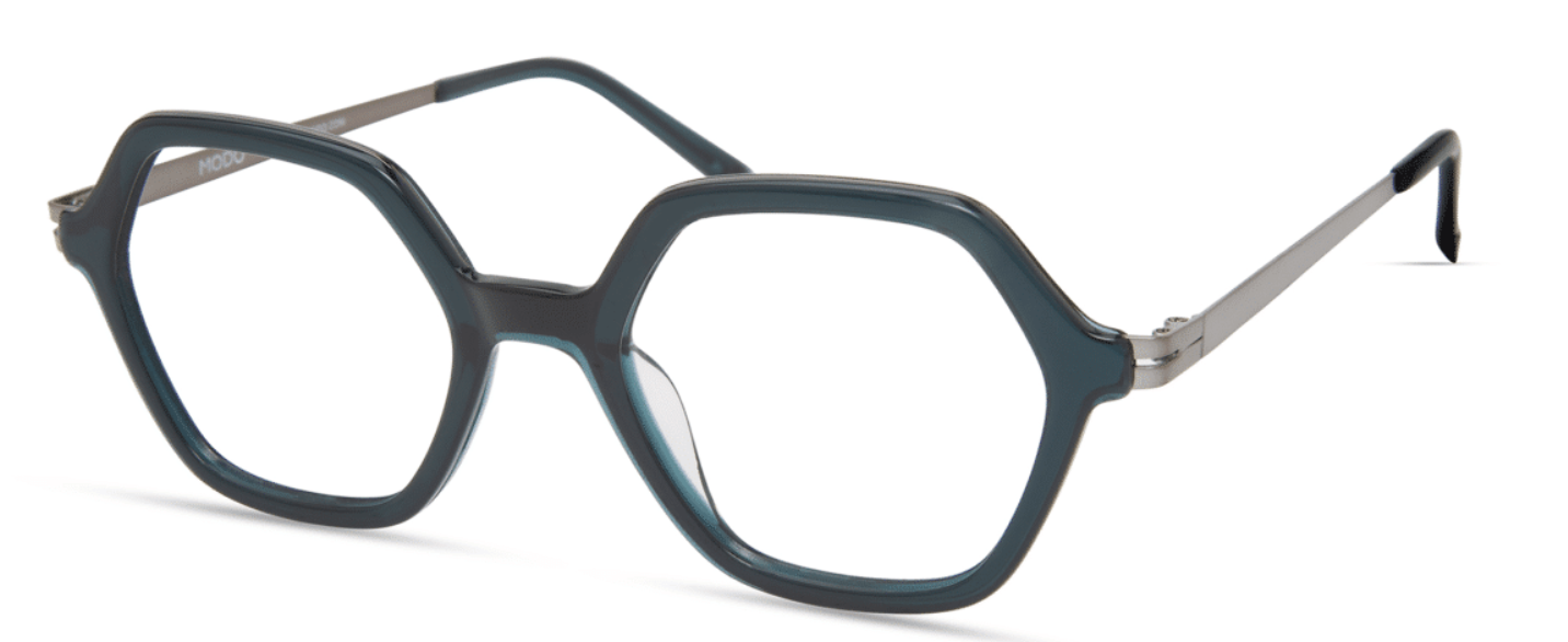 Modo 4553 irregular eyeglasses in Dark Moss