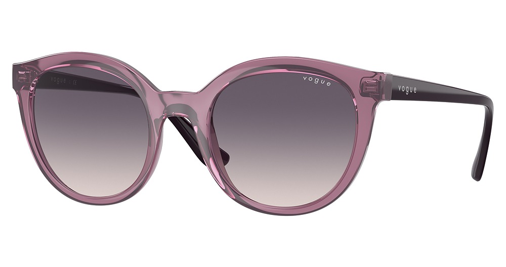 TRANSPARENT PURPLE / PINK GRADIENT DARK GREY