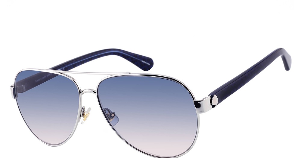 Kate Spade Geneva/S aviator sunglasses in Blue/Blue Grad Pink