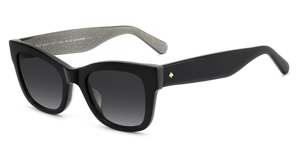 Kate Spade KS AIMEE/S/US cateye sunglasses in Black/Dark Grey Shaded