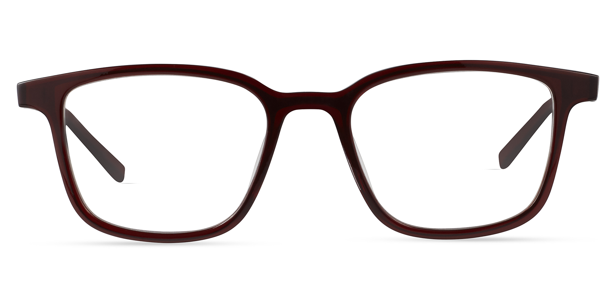 Modo 6615 rectangle eyeglasses in Red Brown