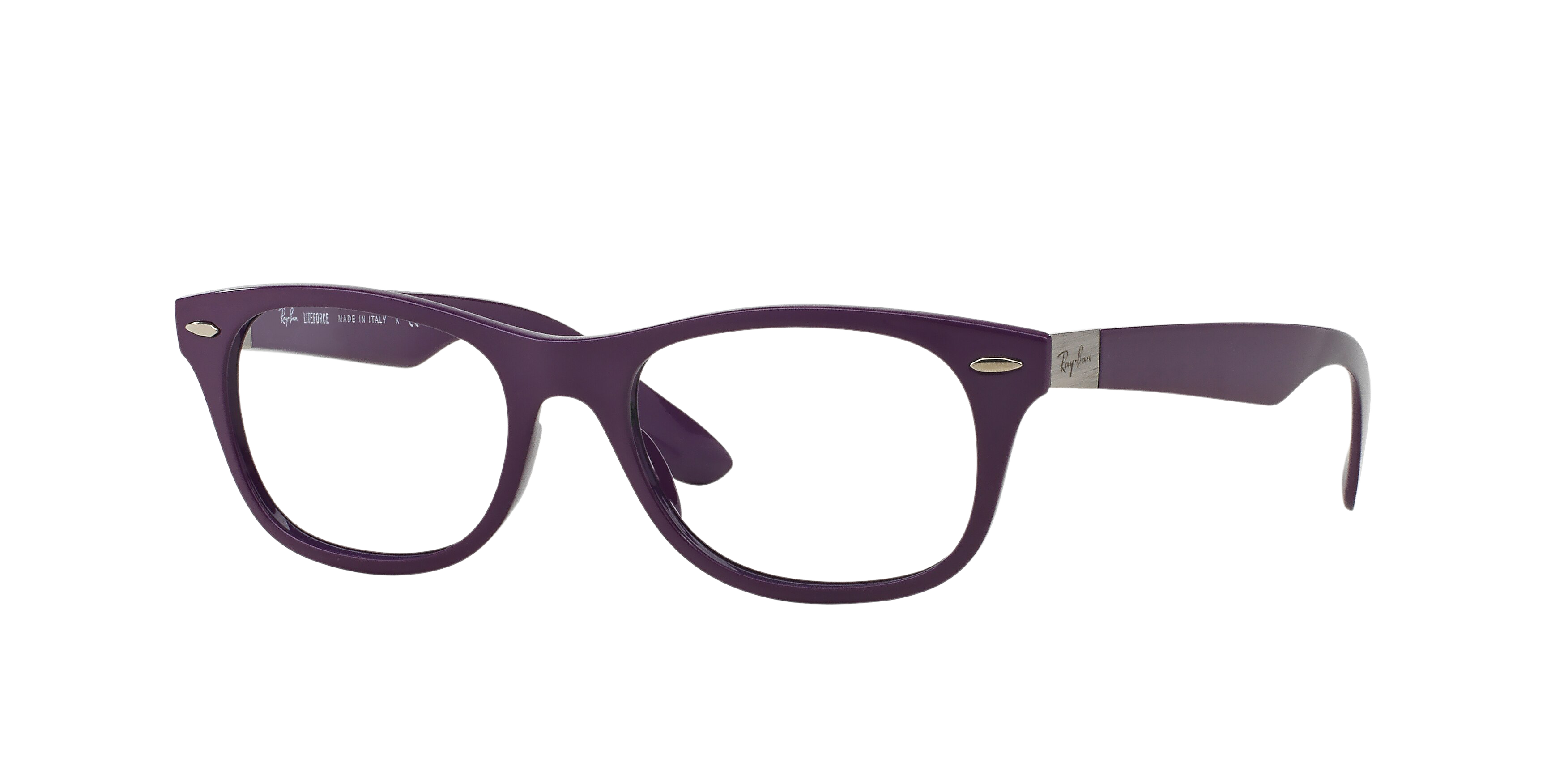 Ray-Ban RX7032 square eyeglasses in Violet