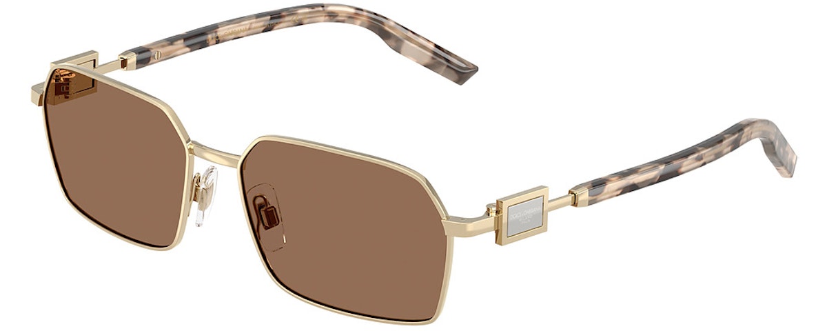 PALE GOLD / DARK BROWN