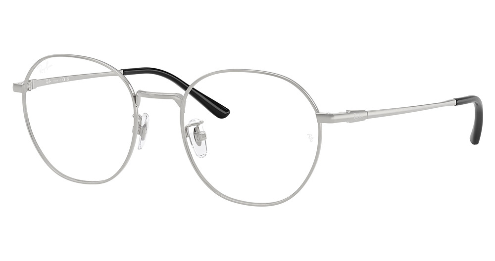 Ray-Ban RX8778D round eyeglasses in Silver