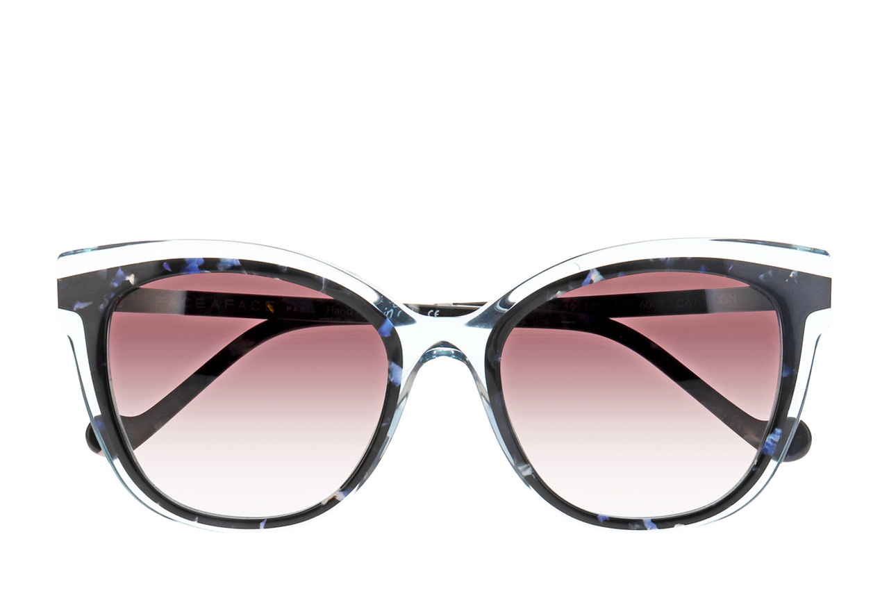 Blue Crystal with Plum Gradient Lenses
