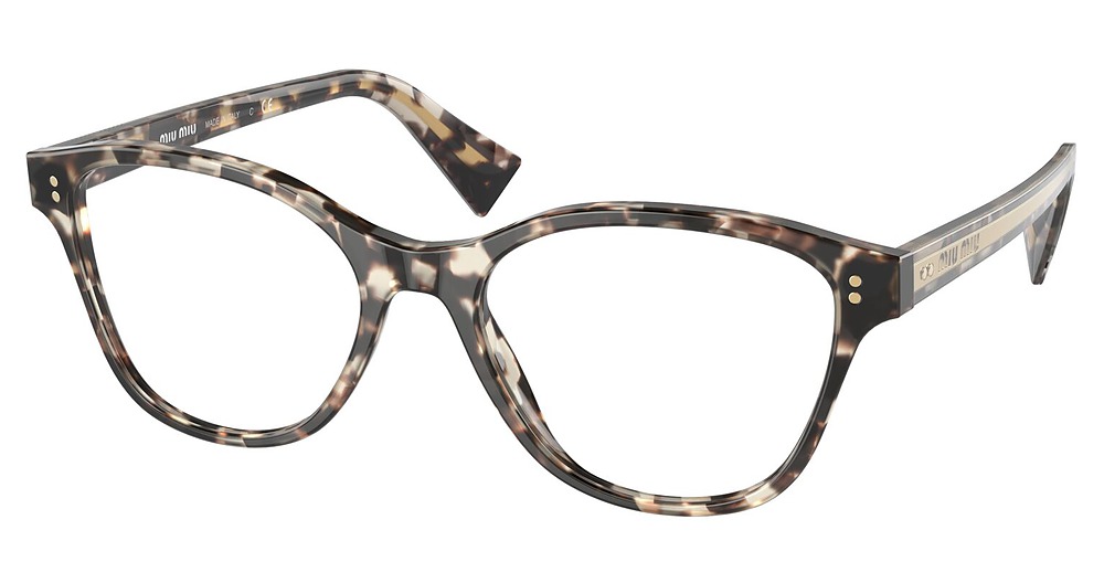 Miu Miu MU 02UVA round eyeglasses in Havana