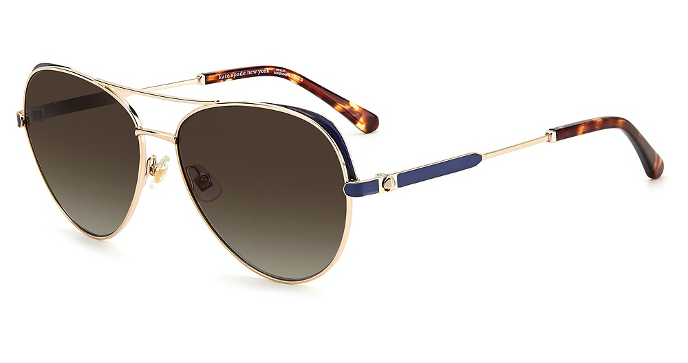 GOLD BLUE / BROWN SHADED