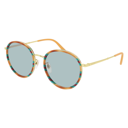 Gucci GG0677SK round sunglasses in Havana