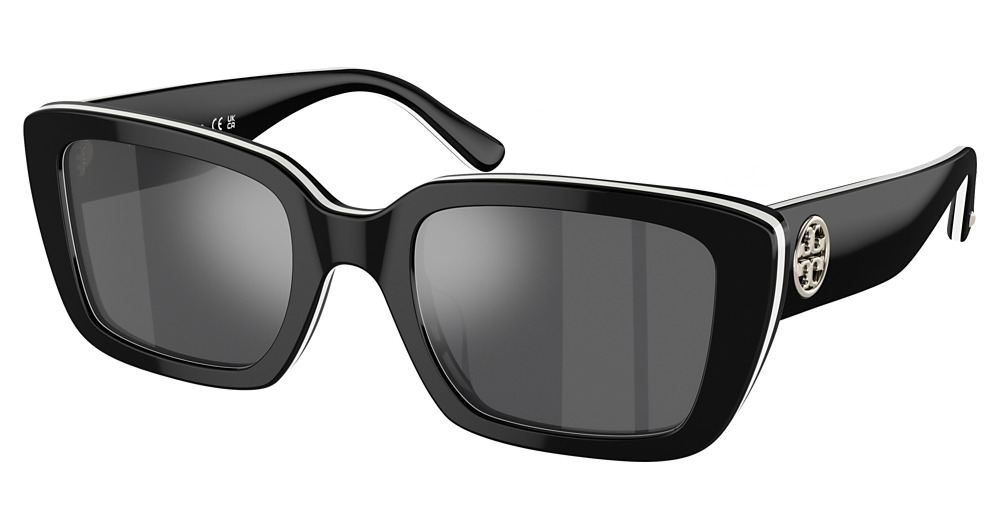 BLACK WHITE TRILAYER / GREY MIRROR SILVER