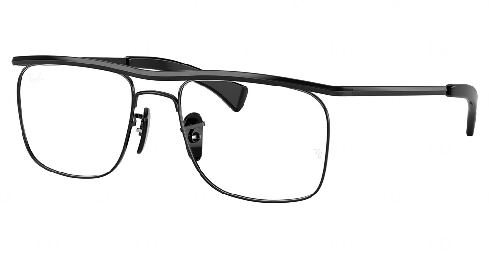 Ray-Ban RX6519M round eyeglasses in Black