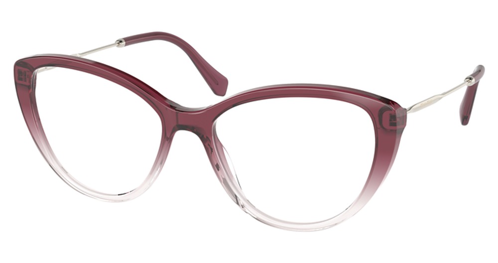 Miu Miu MU 02SV cateye eyeglasses in Bordeaux Gradient