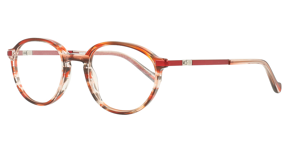 Red & Orange & Crystal Marbled / Matt Red