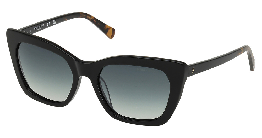 shiny black / green polarized