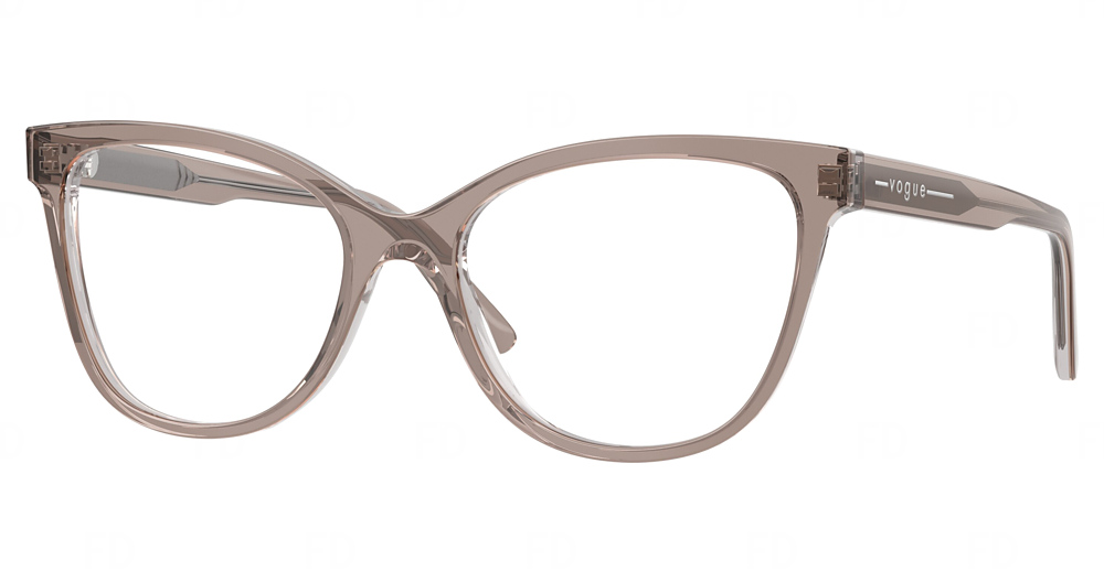 TOP TRANSP BROWN/TRANSP